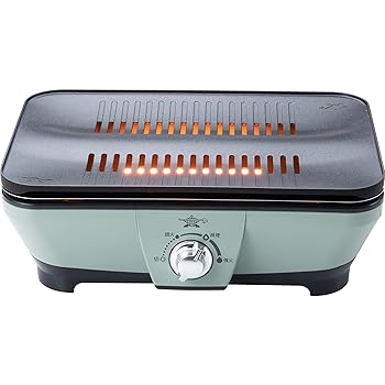 【中古】Aladdin (アラジン) グラファイト ミニグリラー ホットプレート グリルプレート 卓上 0.2秒発熱 減煙 省エネ [遠赤グラファイト 搭載] グリーン