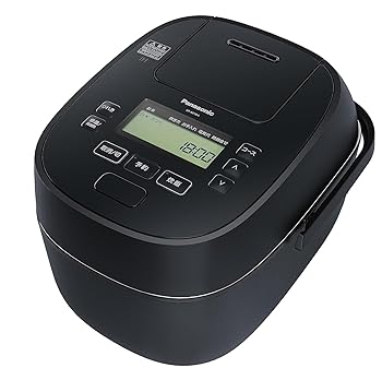 【中古】(非常に良い)パナソニック 炊飯器 1升 急減圧バルブ おどり炊き 全面発熱5段IH式 ブラック SR-..