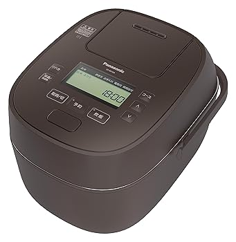 【中古】(非常に良い)パナソニック 炊飯器 5.5合 急減圧バルブ おどり炊き 全面発熱5段IH式 ブラウン S..