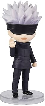 【中古】(非常に良い)TAMASHII NATIONS Figuarts mini 呪術廻戦 五条悟 約90mm PVC&ABS製 塗装済み可動フィギュア