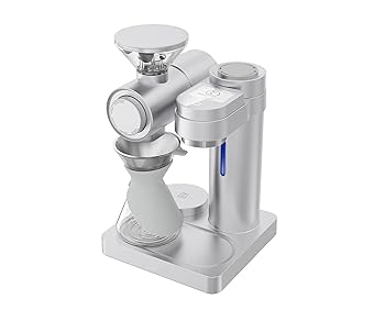 【中古】Gevi 4-in-1 スマートコーヒーメーカーGV9001 ペーパーフィルター増量 640ml シルバー