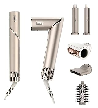 【中古】(非常に良い)Shark シャーク ドライヤー FlexStyle ヘアドライヤー ツヤ 速乾 HD434JSL ストーン