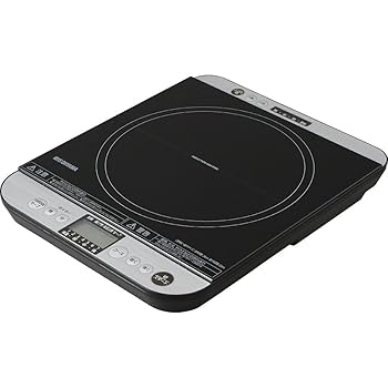 【中古】アイリスオーヤマ(IRIS OHYAMA) IHコンロ 1口 IHクッキングヒーター 液晶付き 1400W 両側操作..