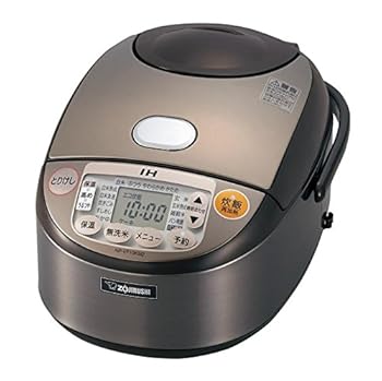 【中古】象印 炊飯器 IH式 極め焚き 5.5合 ブラウン NP-VF10KM2-TA