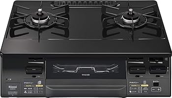 【中古】(非常に良い)リンナイ ガスコンロ ラクシエファイン KG66VGL 左強火力 プロパンガスLPG グリル庫内の汚れを99.9%以上カット KG66VG...