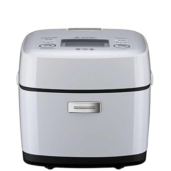 【中古】(非常に良い)三菱 MITSUBISHI 炊飯器 3.5合 備長炭 炭炊釜 IH 白磁 はくじ NJ-SV06R-W
