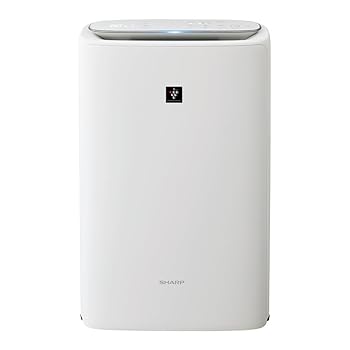 【中古】シャープ 加湿 空気清浄機 KI-TS50-W プラズマクラスター 25000 浮遊 ・ 付着 ウィルス 花粉 ..