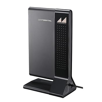 【中古】日本アンテナ 地デジ室内アンテナ Atredia ブースター内蔵タイプ ARBL1(B) ブラック