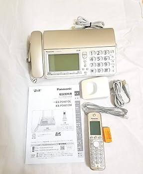 【中古】(非常に良い)パナソニック おたっくす デジタルコードレスFAX 子機1台付き 1.9GHz DECT準拠方..