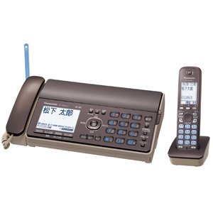 【中古】(非常に良い)パナソニック おたっくす デジタルコードレスFAX 子機1台付き 1.9GHz DECT準拠方..
