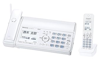【中古】パナソニック おたっくす デジタルコードレスFAX 子機1台付き 1.9GHz DECT準拠方式 ホワイト K..