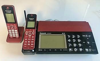 【中古】パナソニック デジタルコードレス普通紙ファクス　ボルドーレッドPanasonic おたっくす KX-PZ9..