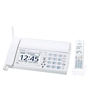 【中古】パナソニック デジタルコードレスFAX 子機1台付き 迷惑ブロックサービス対応 ホワイト KX-PD62..