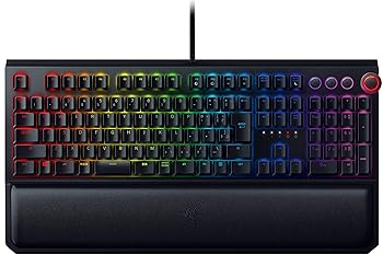 【中古】(非常に良い)Razer BlackWidow Elite JP Orange Switch メカニカル ゲーミングキーボード 日本..