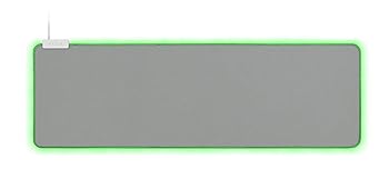 【中古】(非常に良い)Razer Goliathus Extended Chroma Mercury White ゲーミングマウスパッド 幅90cm ..