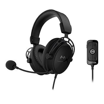 【中古】(非常に良い)HyperX Cloud Alpha S ゲーミング ヘッドセット 7.1サラウンドサウンド 低音調節..