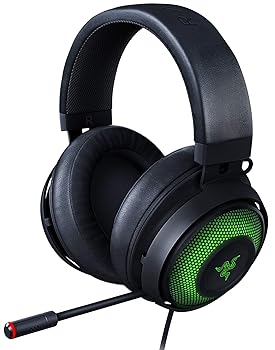 楽天GoodLifeStore【中古】Razer Kraken Ultimate 7.1 ゲーミングヘッドセット USB THX 7.1 Chroma 冷却ジェルパッド ノイズキャンセリングマイク PC PS4 PS5 Switch RZ04