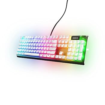 【中古】(非常に良い)SteelSeries PRISMCAPS ダブルショット プリンスタイル キーキャップ 丈夫なPBT熱..