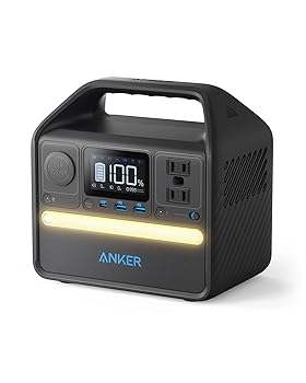 【中古】(非常に良い)Anker 521 Portable Power Station (PowerHouse 256Wh) ポータブル電源 小型 軽量..