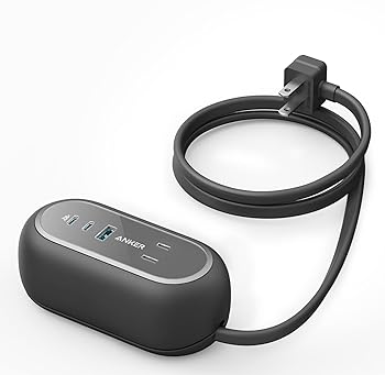 【中古】Anker 615 USB Power Strip (GaNPrime 65W) (USBタップ 電源タップ 延長コード) （ブラック）