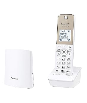 【中古】パナソニック デジタルコードレス電話機 迷惑電話対策機能搭載 ホワイト VE-GZL40DL-W