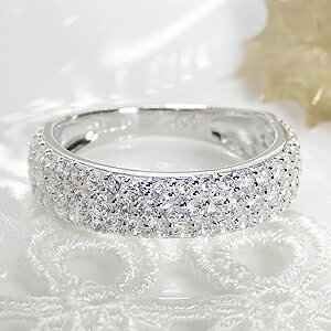 pt900【1.0ct】ダイヤモンド パヴェ リング【送料無料】【刻印無料】【品質保証書付】/ プラチナ 1カラット ダイアモンド pave 指輪 ホワイトデー レディース ギフト プレゼント ダイヤリング ダイヤモンドリング ダイアリング ダイアモンドリング