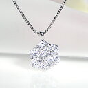 pt900【1.0ct】フラワー ダイヤモンド ネックレスネックレス ペンダント プラチナ ダイヤ ネックレス pt900 花 クリスマス 1カラット ダイア 4月誕生石 送料無料 品質保証書 ギフト プレゼント フラワー 豪華 ダイヤ ペンダント