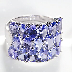 ファッション・ジュエリー・アクセサリー・レディース・指輪・リング・ゴールド・ホワイトゴールド・タンザナイト・タンザ・ペアシェイプ・大粒・豪華・送料無料・刻印無料・品質保証書付・誕生石・12月のサムネイル