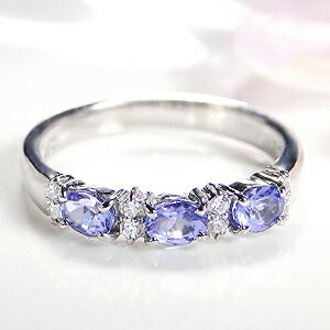 K18WG タンザナイト ダイヤモンド リングファッション ジュエリー アクセサリー レディース 指輪 リング ゴールド ホワイトゴールド ダイアモンド ダイヤ タンザナイト 大粒 ダイア 送料無料 刻印無料 品質保証書付 誕生石 4月 12月(4)
