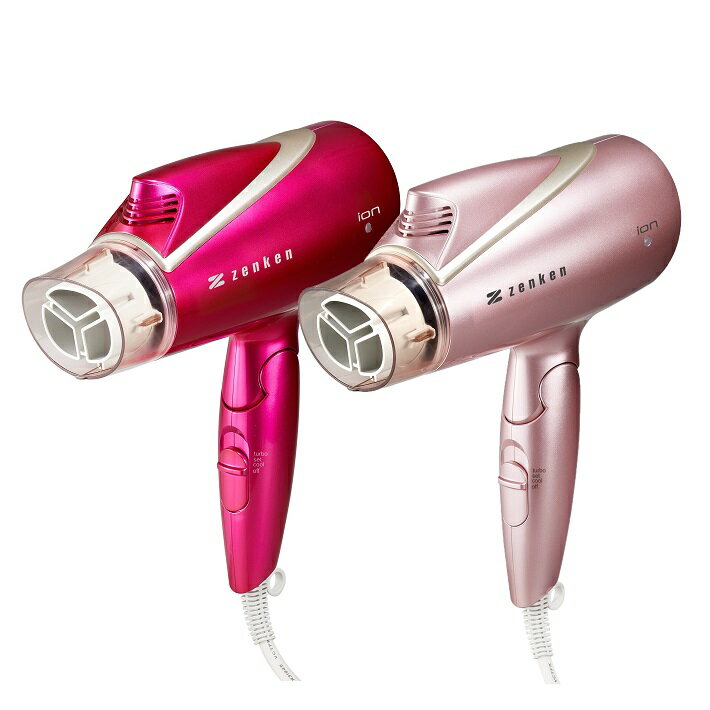ゼンケン 電磁波低減ヘアドライヤー ZD-1000 遠赤外線 ハニカム構造セラミック 頭皮 やさしくケア 大風量 マイナスイオン うるおい ぱさつき防止のサムネイル