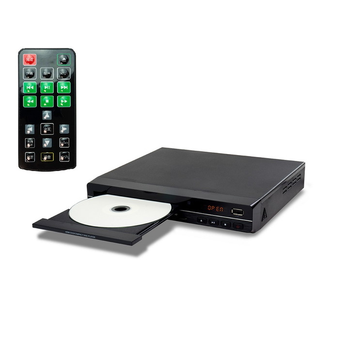 リージョンフリー DVD プレーヤー HDMI 端子 対応 高画質 コンパクト 録音 再生 MP3 テレビ用 再生専用 テレビ接続のサムネイル