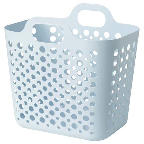 Rakuten - イケア　SLIBB フレキシブルランドリーバスケット, ブルー, 24 l