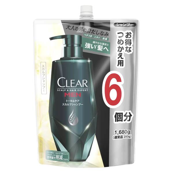 Rakuten - クリア フォーメン シャンプー 詰替え 1680g 生活雑貨 ボディーケア コストコ ヘルス＆ビューティー