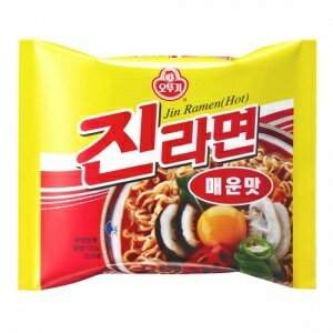 韓国食品 オットギ ジンラーメン(辛口) 120gの商品画像