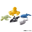 イケア BLAVINGAD ぬいぐるみ5点セット 海の動物 ミックスカラー 子供用品 ソフトトイ