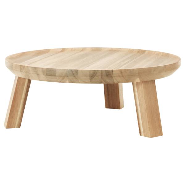 イケア SKOGSTA サービングスタンド, アカシア材, 35 cm