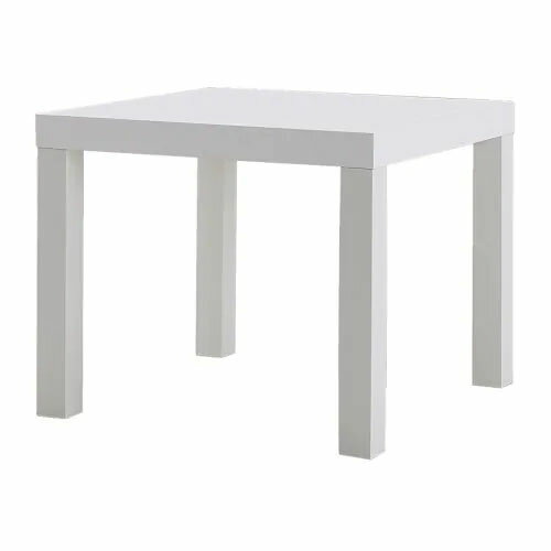 イケア LACK サイドテーブル ホワイト（55×55cm）　インテリア