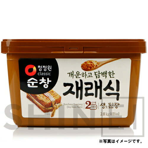 清浄園(チョンジョンウォン) スンチャン デンジャン 2.8kg 韓国味噌 韓国調味料 韓国食品 韓国食材