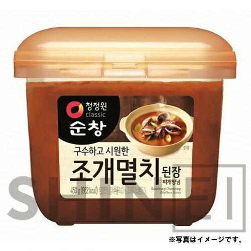 清浄園（チョンジョンウォン）スンチャン あさりイワシ入り チゲ味噌 450g デンジャン 韓国調味料 韓国食品 韓国食材