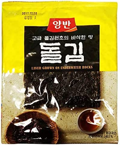 韓国食品 韓国海苔 ヤンバン全形 のり20g(5枚)×3袋