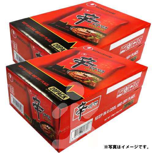 農心 辛ラーメン 120g×20袋入×2箱 韓国ラーメン 農心 辛ラーメン 120g×20袋入×2箱 韓国ラーメン