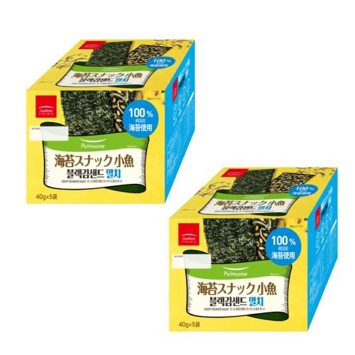 Rakuten - pulmuone 韓国 海苔スナック小魚 40g×5袋×2箱 韓国海苔 韓国スナック 韓国食品