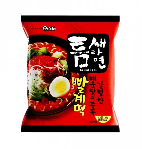 韓国食品 激辛 Paldo(八道)　トムセラーメン120g （5067）ケース売り