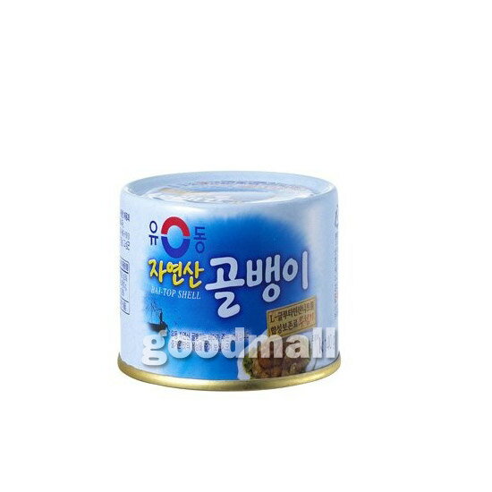 韓国食品 自然産　つぶ貝　缶詰　140g