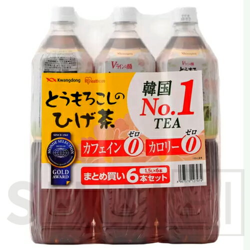 とうもろこしのひげ茶 1.5L x 6本 カフェインゼロ カロリーゼロ