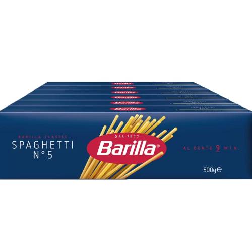 Barilla バリラ スパゲッティ No.5(1.8mm)500gx6箱