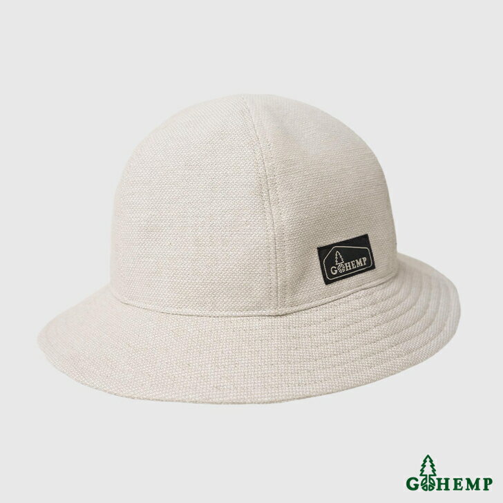 GOHEMP ゴーヘンプ GHG0227JLF HEMP METRO HAT ヘンプメトロハット メンズ レディース ユニセックス フリーサイズ ヘンプ混 なめらかな肌触り 吸湿速乾性 メトロ ハット ベーシックデザイン 日よけ