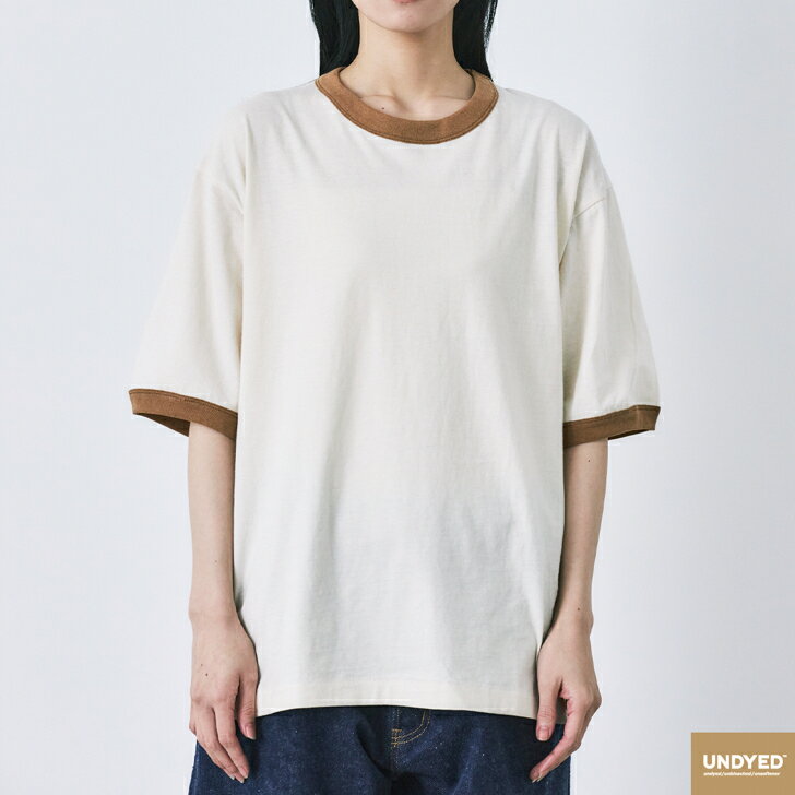 UNDYED A_Ch S/S TRIM TEE V[gX[u gTVc Y fBX jZbNX M L K[TVc I[KjbNRbg100% F Y _ T[tHbNX I[KjbN_@ɂJ[hRbg