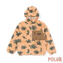 POLeR ポーラー 233MCV0007 POLER JACQUARD SHERPA JACKET ポーラージャカードシェルパジャケット フリースジャケット 総柄 羽織 アウター