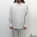 GOHEMP ゴーヘンプ GHC4492ECL LOOSE ROUND 3/4SL TEE ラウンドルーズ 3/4スリーブ ライトオンススウェット メンズ レディース ユニセックス M L XL ヘンプ オーガニックコットン デイリーウェア アウトドア 吸湿速乾性 ワイドシルエット